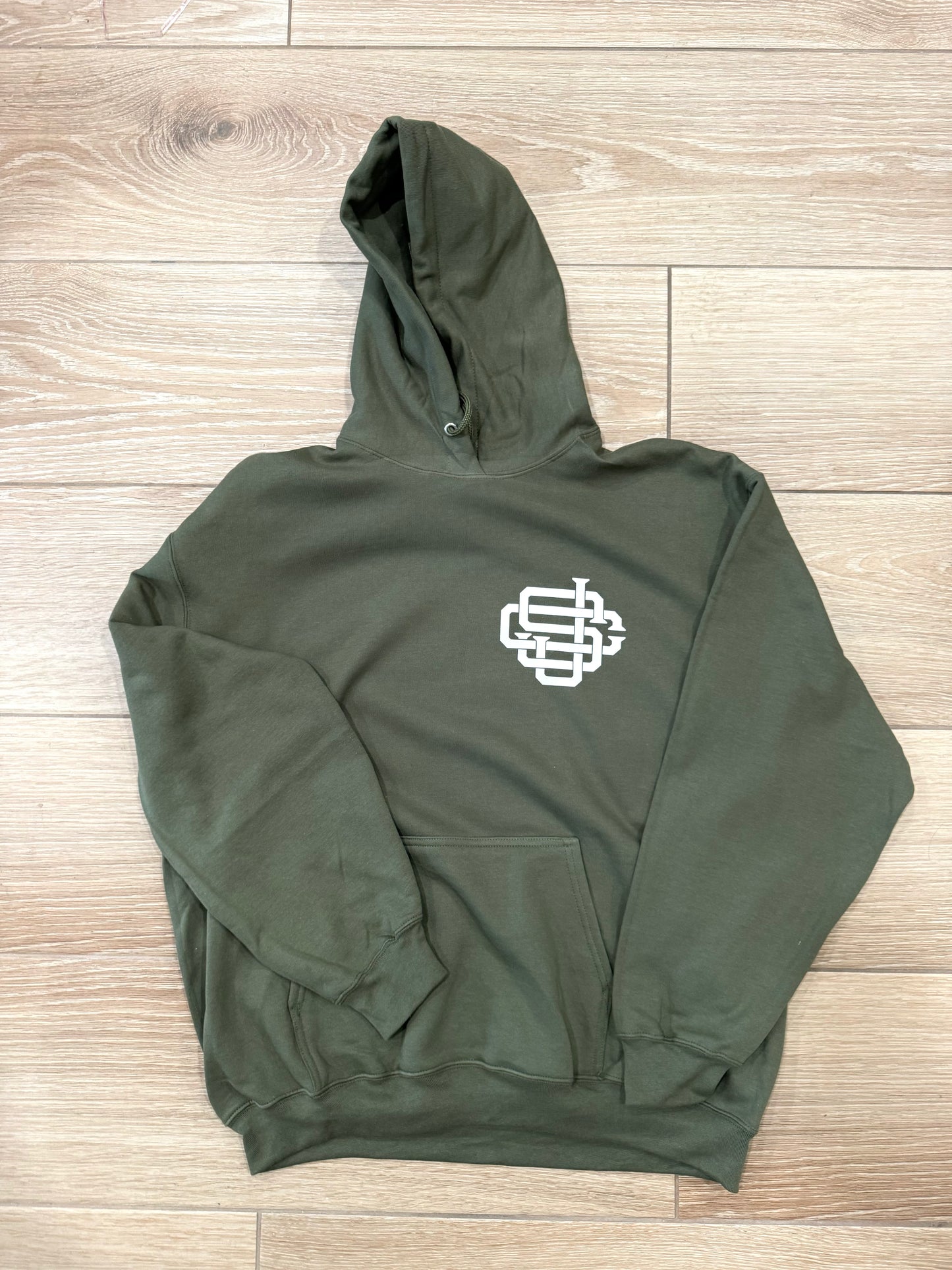 San Jose Culture Hoodie Olive Green