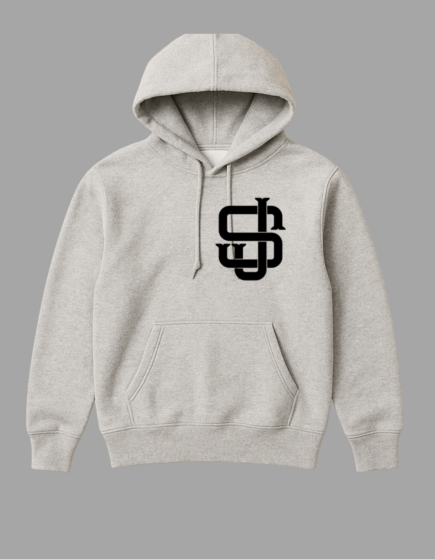 Shark Infested SJC Hoodie Athletic Gray
