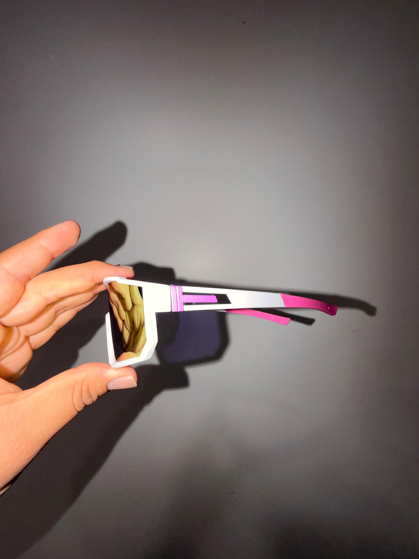 SJ Glasses (White/Pink)