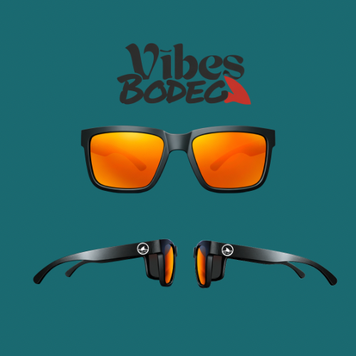 San Jose Glasses (Blk/Red)